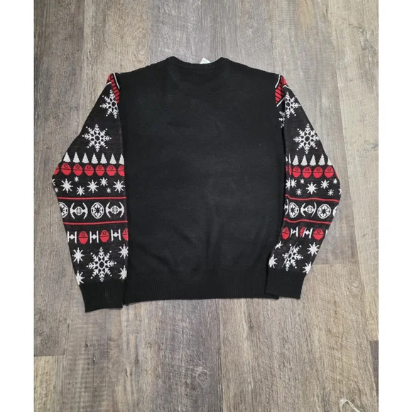 Star Wars Men’s Size Medium Darth Vader Christmas Ugly Sweater Black - Picture 6 of 7